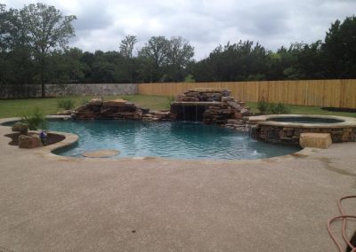 custom free form pool builder portfolio austin texas